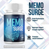 Image of (1 Pack) Memo Surge All Natural Brain Supplement MemoSurge 60 Capsules