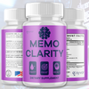Image of Memo Clarity Nootropic All Natural Formula Brain Supplement (3 Pack - 180 Capsules)