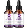 Image of (2 Pack) Neo Memory Brain Health Support Drops NeoMemory 120 Servings