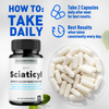 Image of Sciaticyl All Natural Super Nerve Supplement Pills (3 Pack - 180 Capsules)