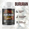 Image of (3 Pack) Bururan Male Support Supplement Advanced Formula Buru Ran 180 Capsules