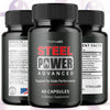 Image of (2 Pack) Steel Power Advanced Male Health Support Supplement SteelPower 120 Capsules
