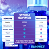 Image of (3 Pack) Storm Hammer Male Gummys Advanced StormHammer Max Vitamin 180 Gummies