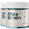 Image of (2 Pack) Max Brain Powder Natural Brain Support Supplement MaxBrain 60 Servings