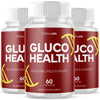 Image of (3 Pack) Gluco Health Advanced Blood Support Supplement GlucoHealth 180 Capsules