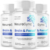 Image of (3 Pack) Neurosync Pills Natural Brain Supplement Neuro Sync 180 Capsules