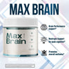 Image of (2 Pack) Max Brain Powder Natural Brain Support Supplement MaxBrain 60 Servings