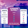 Image of (1 Pack) Supreme Alpha Gummys Male Support Supplement SupremeAlpha 60 Gummies