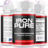 Image of (2 Pack) Iron Pure Advanced Male Pills Formula IronPure Supplement 120 Capsules