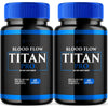 Image of Blood Flow Titan Pro for Men Advanced Blood Support Vitamin Supplement 120ct