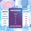 Image of (5 Pack) Memo Rise Advanced Nootropic Formula Brain Supplement MemoRise 300 Capsules
