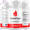 Image of (3 Pack) Alpha Caps Advanced Male Pill Formula AlphaCaps Supplement 180 Capsules