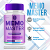 Image of (2 Pack) Memo Master Nootropic All Natural Formula Brain Supplement 120 Capsules