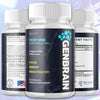 Image of (3 Pack) Genbrain All Natural Brain Supplement Gen Brain 180 Capsules