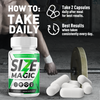 Image of (3 Pack) Size Magic for Men Advanced Max Formula Vitamin Supplement 180 Capsules