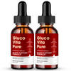 Image of Gluco Vita Pure Drops, GlucoVita Pure Blood Formula Support Drops (2 Pack)