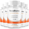 Image of (5 Pack) NovaBiome Probiotic Gut Health & Digestive Function Nova Biom 300 Capsules