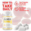 Image of (2 Pack) Glyco Honey Advanced Blood Support Max Supplement GlycoHoney 120 Capsules