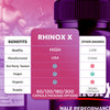 Image of (2 Pack) Rhinox X Advanced Male Support Pills RhinoxX Supplement 120 Capsules