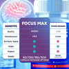 Image of (2 Pack) Focus Max Pill Natural Brain Supplement FocusMax 120 Capsules