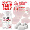 Image of (2 Pack) Renu Glyco Advanced Blood Health Support Supplement RenuGlyco 120 Capsules