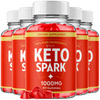 Image of Keto Spark ACV Gummies 1000MG KetoSpark Formula Max Vitamin (5 Pack - 300 Gummies)
