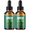 Image of (2 Pack) Green Slim Drops Natural Health & Fitness Support GreenSlim 60 Servings