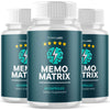 Image of (3 Pack) Memo Matrix Natural Brain Supplement MemoMatrix 180 Capsules