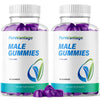 Image of (2 Pack) Pure Vantage ACV Gummys Male Health Support Supplement 120 Gummies