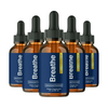 Image of Breathe Drops for Lung Cleanse & Detox, Respiratory Support Drops (5-Pack)