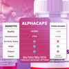 Image of (3 Pack) Alpha Caps Advanced Male Pill Formula AlphaCaps Supplement 180 Capsules