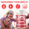 Image of Lipojaro Advanced Formula Supplement to Support Digestion & Fitness 180 Capsules