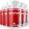 Image of (5 Pack) InstaHard Advanced Male Support Pill Insta Hard Supplement 300 Capsules