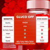 Image of (3 Pack) Gluco Off ACV Gummys Advanced Blood Health Support GlucoOff 180 Gummies