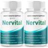 Image of (2 Pack) Nervital Natural Nerve Support Vitamin Formula 120 Capsules
