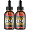 Image of (2 Pack) Gluco Drops Blood Support Vitamin Supplement GlucoDrops 60 Servings