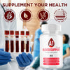 Image of (3 Pack) A1 Blood Support Advanced Blood Health Vitamin Supplement 180 Capsules