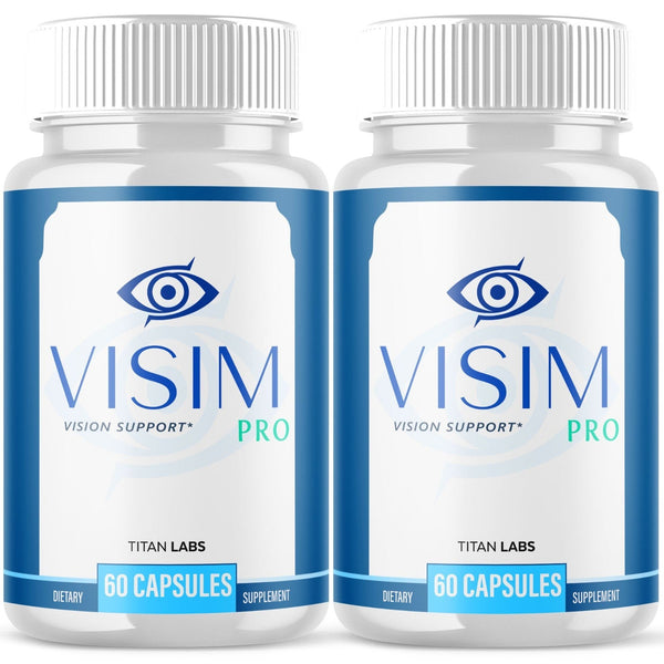 (2 Pack) Visim Pro Support Healthy Eye Vision & Function VisimPro 120 ...