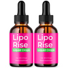Image of (2 Pack) Lipo Rise Drops Advanced Health & Fitness Supplement LipoRise 60 Serves