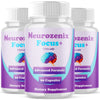 Image of (3 Pack) Neurozenix Focus Plus Natural Brain Supplement 180 Capsules