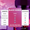 Image of (3 Pack) Black Horse Advanced Male Health Support Supplement BlackHorse 180 Capsules