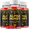 Image of (3 Pack) Alpha Honey Gummy Male Health Support Supplement AlphaHoney 180 Gummies