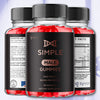 Image of (2 Pack) Simple Male Gummys Advanced Formula Max Support Supplement 120 Gummies