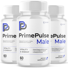 (3 Pack) Prime Pulse Advanced Male Pills PrimePulse Vitamin Supplement 180 Capsules