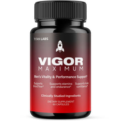 (1 Pack) Vigor Maximum Advanced Male Health Support Formula VigorMaximum 60 Capsules
