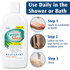 Image of Fungasoap Tea Tree Cleansing Wash – Antifungal Body Wash & Foot Soap – All-Natural Tea Tree Oil Cleanser for Athlete’S Foot, Ringworm, Jock Itch, Body Odor & Fungus - 13.5 Fl. Oz