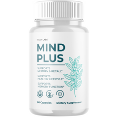 (1 Pack) Mind Plus Pills Natural Brain Supplement MindPlus 60 Capsules