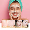 Image of 2 Pcs Turmeric Glow Wash Face Wash with Brush, Deep Cleansing Facial Skin Turmeric Foaming Face Wash.