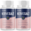 Image of (2 Pack) NerveSalt Nootropic Natural Nerve Support Formula Nerve Salt 120 Capsules