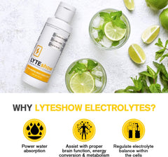Lyteshow Sugar-Free Electrolyte Drops for Enhanced Hydration and Immune Support - 40 Servings